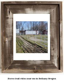 horse trail rides near me in Bethany, Oregon